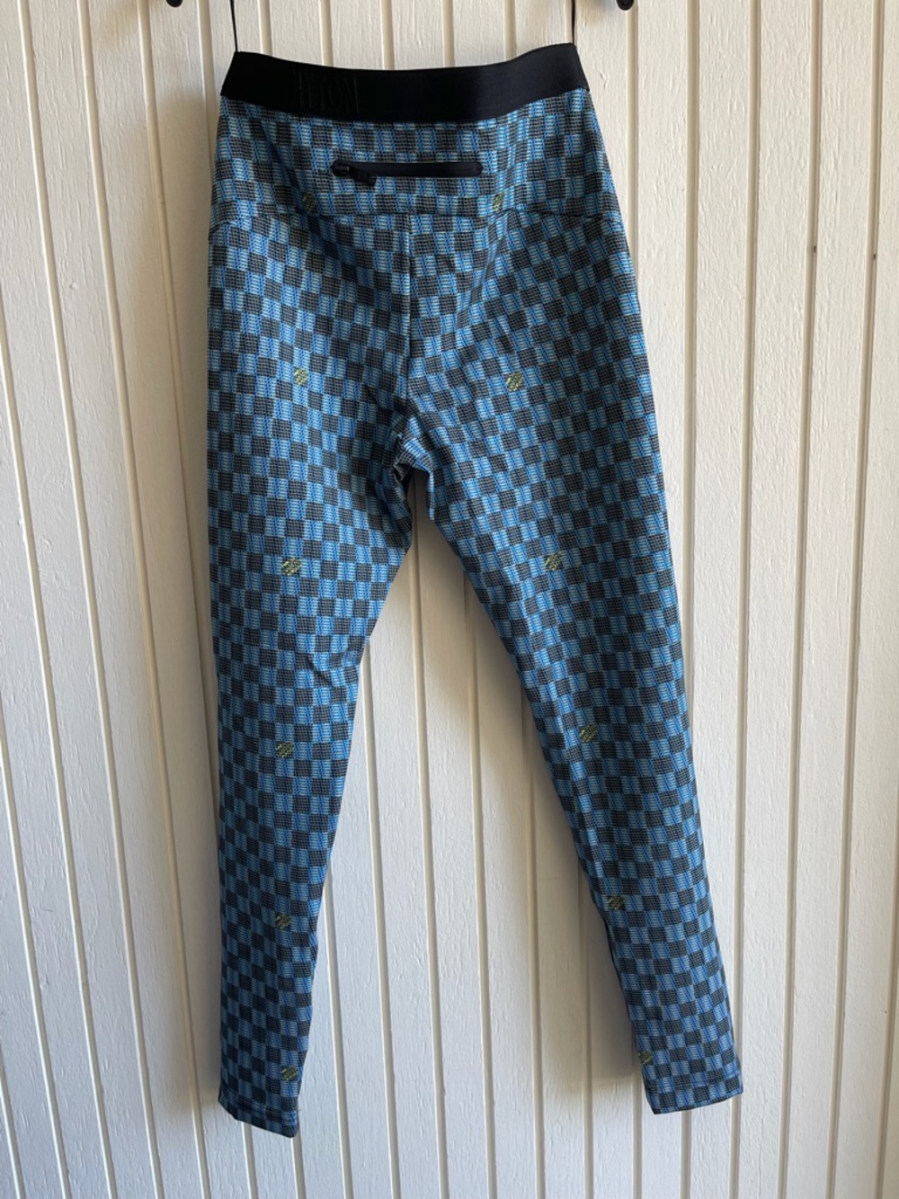 Louis Vuitton Archive FW19 LV Pop 3D Monogram Damier Leggings Blue FR 38 SZ S - Picture 11 of 12